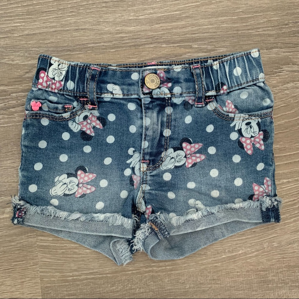 Gap Minnie Mouse Denim Shorts - Size 3T